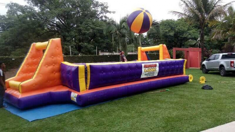 Air Game Infantil para Festa Água Seca - Parede de Escalada para Festa