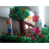 decoração de colunas com balões valor Rio das Pedras