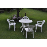 empresa de aluguel de mesa de plástico com 4 cadeiras Jardim Brasília