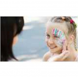 serviço de pintura facial para festa infantil Pompeia
